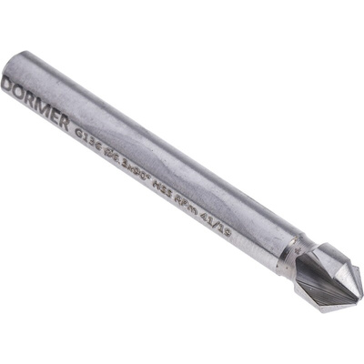 Dormer HSS Drill Bit, 6.3mm Head, 3 Flute(s), 90°, 1 Piece(s)