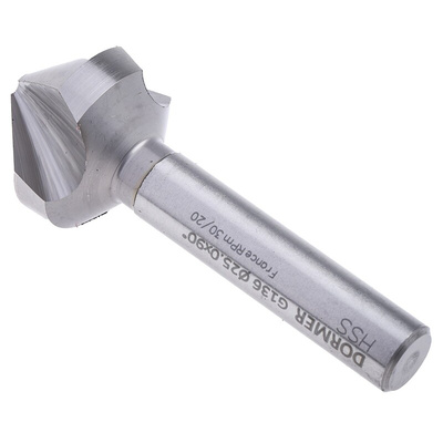 Dormer HSS Drill Bit, 25mm Head, 3 Flute(s), 90°, 1 Piece(s)