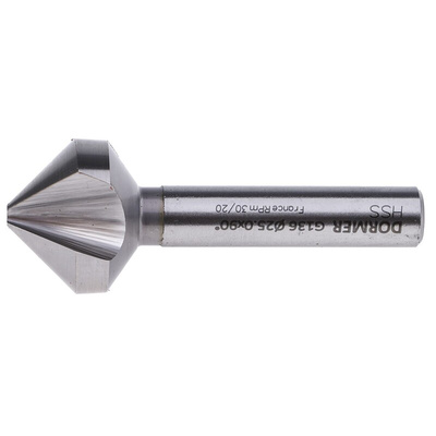 Dormer HSS Drill Bit, 25mm Head, 3 Flute(s), 90°, 1 Piece(s)
