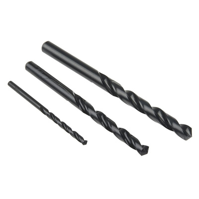 RS PRO 19-Piece Twist Drill Bit Set for Metal, 10mm Max, 1mm Min, HSS-R Bits