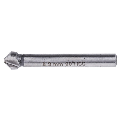 RS PRO HSS Drill Bit, 8.3mm Head, 3 Flute(s), 90°, 1 Piece(s)