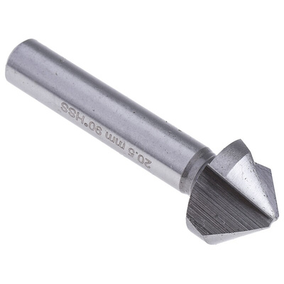 RS PRO HSS Drill Bit, 20.5mm Head, 3 Flute(s), 90°, 1 Piece(s)