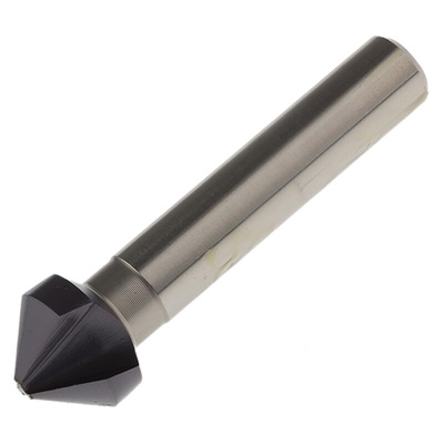 Dormer HSS Countersink Drill Bit Set, 6.3 mm, 8.3 mm, 10.4 mm, 12.4 mm, 16.5 mm, 20.5 mm Head, 3 Flute(s), 90°, 6