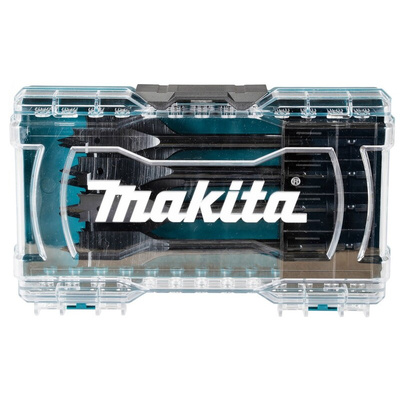 Makita 8-Piece Flat Wood Drill Bit Set for Wood, 32mm Max, 12mm Min