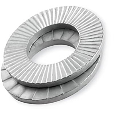 Zinc Carbon Steel Wedge Lock Locking & Anti-Vibration Washer, M12