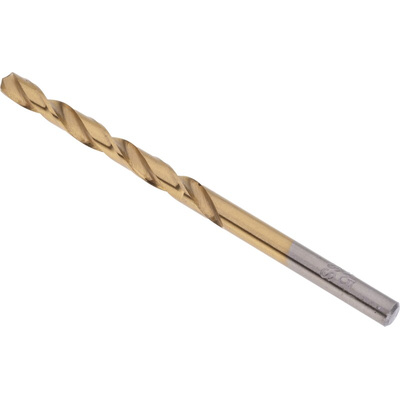 RS PRO HSS Twist Drill Bit, 4.5mm Diameter, 80 mm Overall