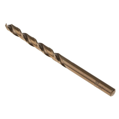 RS PRO HSCo Twist Drill Bit, 5mm Diameter, 86 mm Overall