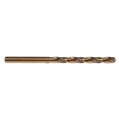 RS PRO HSCo Twist Drill Bit, 5mm Diameter, 86 mm Overall