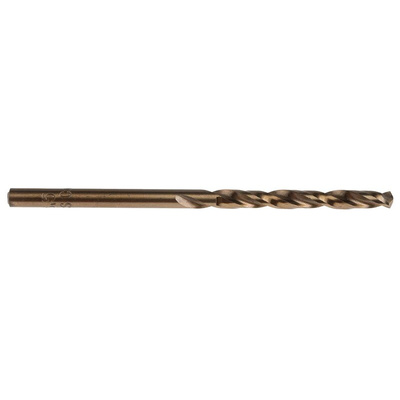 RS PRO HSCo Twist Drill Bit, 3.5mm Diameter, 70 mm Overall