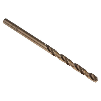 RS PRO HSCo Twist Drill Bit, 3.5mm Diameter, 70 mm Overall