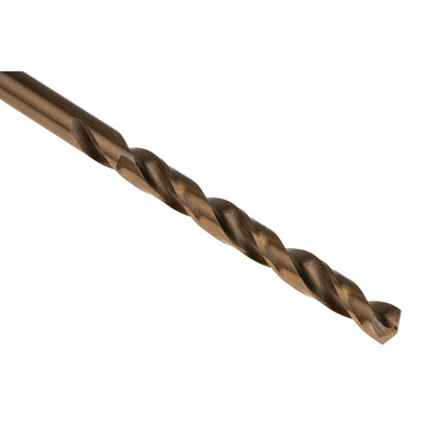 RS PRO HSCo Twist Drill Bit, 4.2mm Diameter, 75 mm Overall