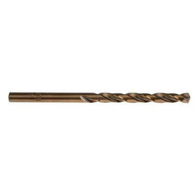 RS PRO HSCo Twist Drill Bit, 4.2mm Diameter, 75 mm Overall