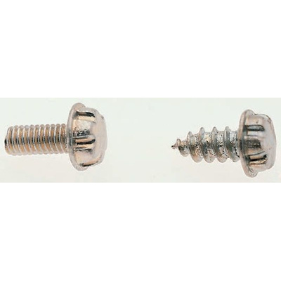 Plain Flange Button Stainless Steel Tamper Proof Security Screw, M5 x 19mm