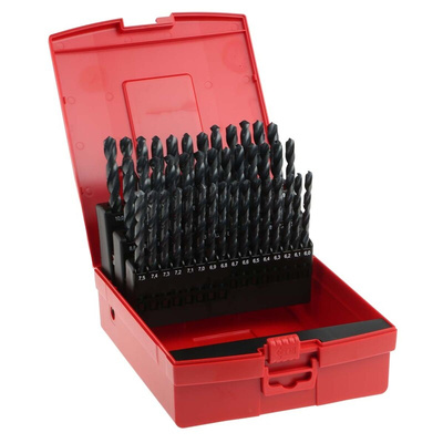 Dormer 41-Piece Twist Drill Bit Set for Multi-Material, 10mm Max, 6mm Min, HSS Bits