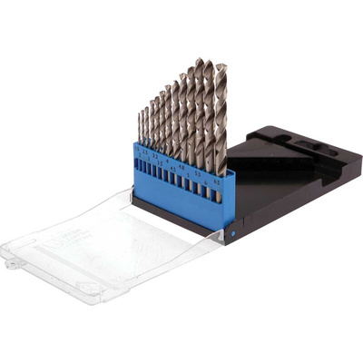 CK 13-Piece Twist Drill Bit Set for Multi-Material, 6.5mm Max, 1.5mm Min, HSS Bits