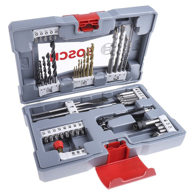 Bosch 49-Piece Twist Drill Bit Set for Masonry, 20mm Max, 2mm Min