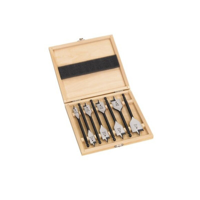 Milwaukee 8-Piece Flat Wood Drill Bit Set for Wood, 32mm Max, 12mm Min