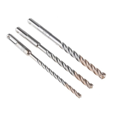 DeWALT Twist Drill Bit Set for Masonry, 12mm Max, 5mm Min, Carbide Bits