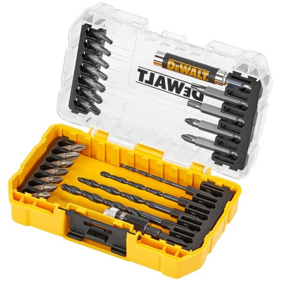 DeWALT 25-Piece Bit-Set 25mm & Bit-Set 50mm Set for Multi-Material, 6mm Max, 3mm Min, High Speed Steel Bits