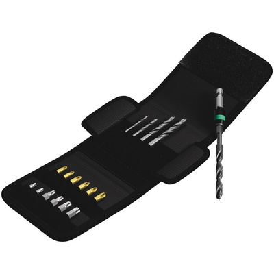 Wera 18-Piece Twist Drill Bit Set for Wood