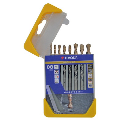 Tivoly 8-Piece, 10mm Max, 3mm Min