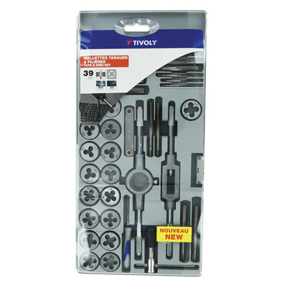 Tivoly 10-Piece Extractor Bit Set, 8mm Max, 2.5mm Min, HSS Bits