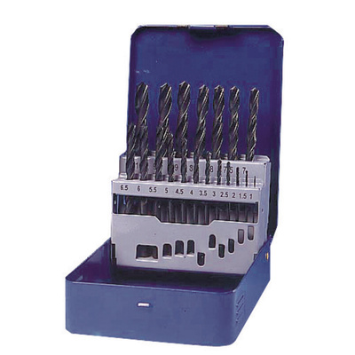 Tivoly 25-Piece for Steel, 13mm Max, 1mm Min, HSS Bits
