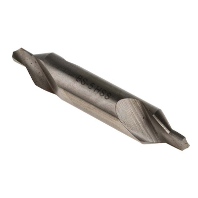 RS PRO HSS double ended centre drill, 4.8mm Diameter, 64 mm Overall