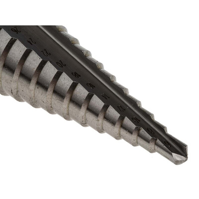 EXACT 3-Piece Step Drill Bit Set for Metal, 30mm Max, 4mm Min, HSS Bits