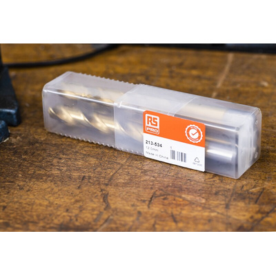 RS PRO HSS Twist Drill Bit, 12mm Diameter, 151 mm Overall