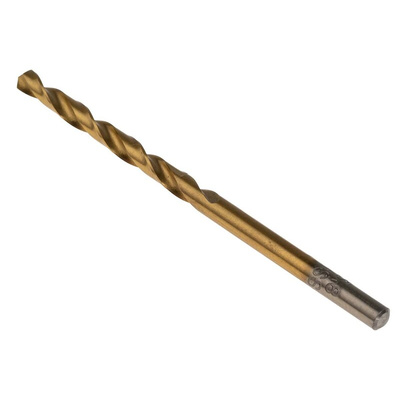 RS PRO HSS Twist Drill Bit, 3.8mm Diameter, 75 mm Overall