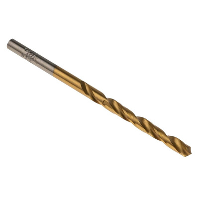 RS PRO HSS Twist Drill Bit, 3.9mm Diameter, 75 mm Overall