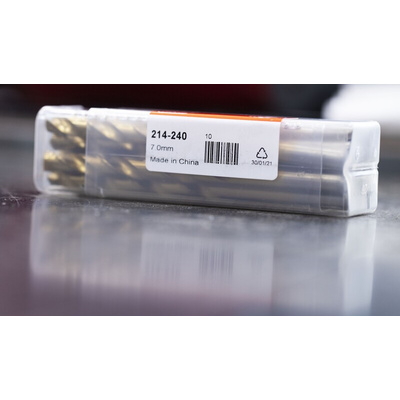 RS PRO HSS Twist Drill Bit, 7mm Diameter, 109 mm Overall