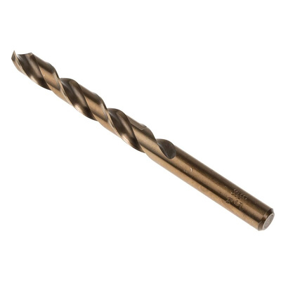 RS PRO HSCo Twist Drill Bit, 9.5mm Diameter, 125 mm Overall