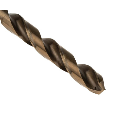RS PRO HSCo Twist Drill Bit, 9.5mm Diameter, 125 mm Overall