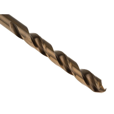 RS PRO HSCo Twist Drill Bit, 9mm Diameter, 125 mm Overall