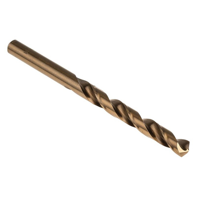 RS PRO HSCo Twist Drill Bit, 9mm Diameter, 125 mm Overall