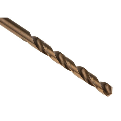 RS PRO HSCo Twist Drill Bit, 4.5mm Diameter, 80 mm Overall