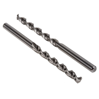 RS PRO HSS Twist Drill Bit, 4.5mm Diameter, 80 mm Overall