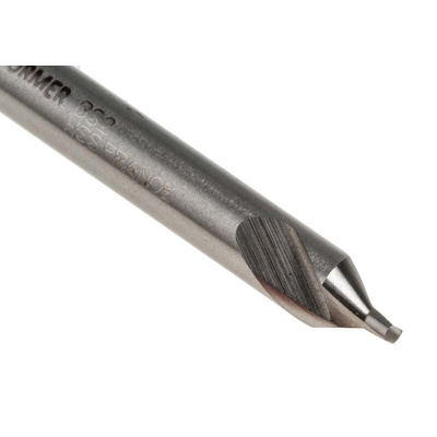 Dormer A225 Series HSS Centre Drill Bit, 1/16" → 3/16" Diameter, 45 mm Overall