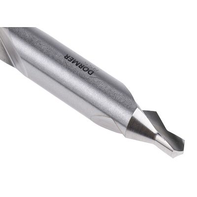 Dormer A225 Series HSS Centre Drill Bit, 3/16" → 7/16" Diameter, 64 mm Overall