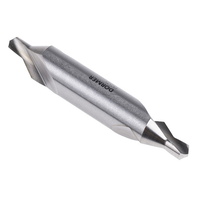 Dormer A225 Series HSS Centre Drill Bit, 3/16" → 7/16" Diameter, 64 mm Overall