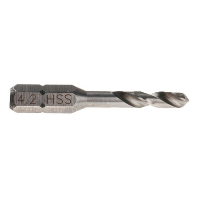 RS PRO HSS Twist Drill Bit, 4.2mm Diameter
