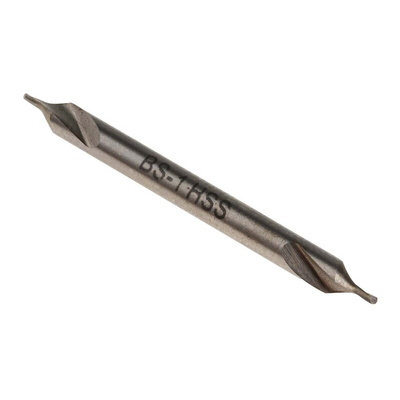RS PRO HSS double ended centre drill, 1.2mm Diameter, 45 mm Overall