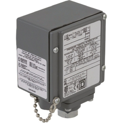 Square D Gas, Liquid Level Differential Pressure Switch 16 → 90psi, 600 V, NPT 1/4 process connection