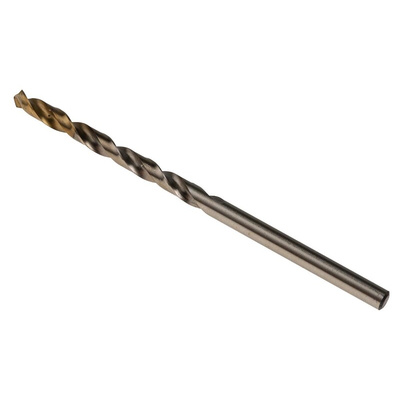 Dormer A002 Series HSS-TiN Twist Drill Bit, 3.2mm Diameter, 65 mm Overall