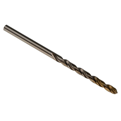 Dormer A002 Series HSS-TiN Twist Drill Bit, 3.2mm Diameter, 65 mm Overall