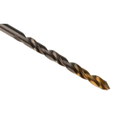 Dormer A002 Series HSS-TiN Twist Drill Bit, 3.5mm Diameter, 70 mm Overall