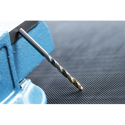 Dormer A002 Series HSS-TiN Twist Drill Bit, 6mm Diameter, 93 mm Overall