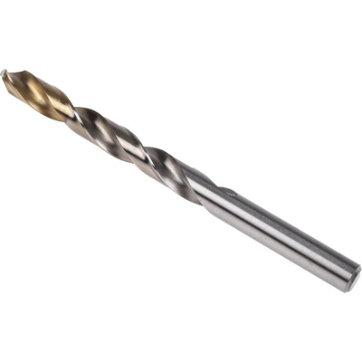 Dormer A002 Series HSS-TiN Twist Drill Bit, 10mm Diameter, 133 mm Overall